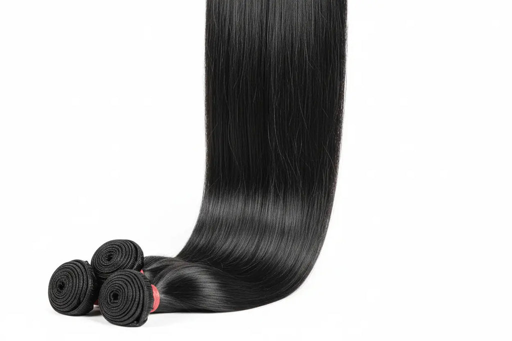 Extensions cheveux cambodgiens lisses - Vue produit